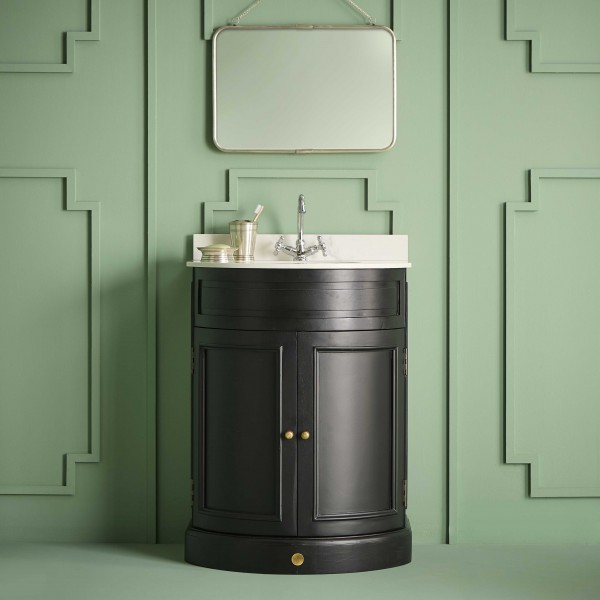 Meuble lavabo mini Hausmann noir